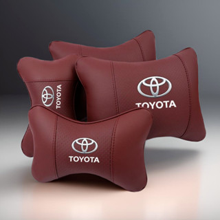 車飾~豐田汽車頭枕 Toyota腰靠墊 車載護頸枕 四件套 汽車用品 車枕 頸枕 CAMRY sienta YARIS