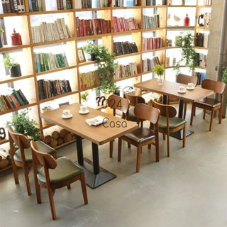 J24 Casa |咖啡廳西餐廳日料實木快餐麵館小吃快餐店奶茶茶餐廳桌椅組閤定製