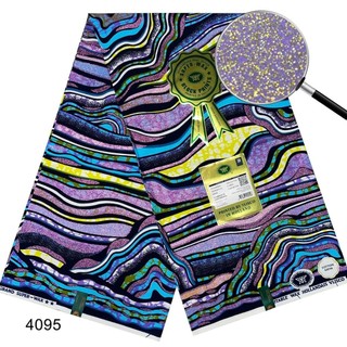 Africa glitter wax Grand super wax Ankara batik非洲閃光蠟布