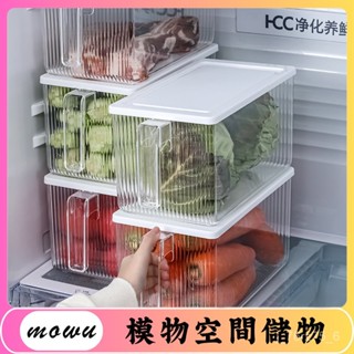 Mowu-日本冰箱直角收納盒冰箱專用保鮮盒廚房整理盒家用冰箱大容量收納 Y2PJ
