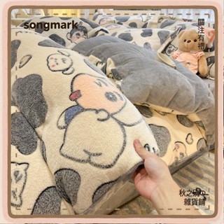 秋之別の精品鋪子[1011]卡通加厚雪花絨保暖珊瑚絨床單法蘭絨被套床上四件套冬季牛奶絨床單被套宿捨三件套