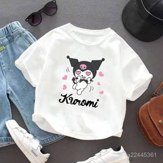 🎀限時特賣🎀夏季童裝卡通美樂蒂三麗歐衣服可愛短袖庫洛米恤女童百搭上衣薄款