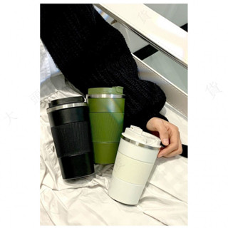 510ML 304不鏽鋼陶瓷塗層保溫杯 咖啡杯 辦公保溫杯 隨行