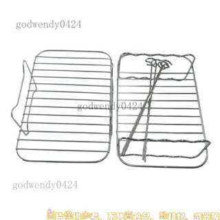 家用廚房空氣炸鍋烤架不銹鋼蒸架 氣炸鍋配件 氣炸鍋配件組 7吋配件 氣炸鍋 串燒架 吐司架 蒸烤架 烤架304不鏽鋼