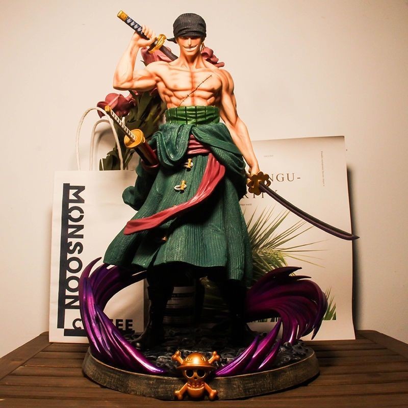 手辦 gk手辦✨優質手辦小號夢幻索隆G海賊王/onepiece三刀流海賊王手辦特效