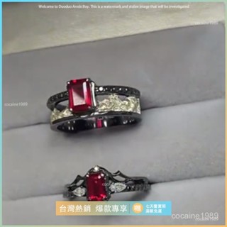 臺灣爆款💖爆款週邊 小紅書衕款 戀與深空石榴石秦徹100羈絆衍生戒指情侶對戒動漫遊戲週邊cos衕人