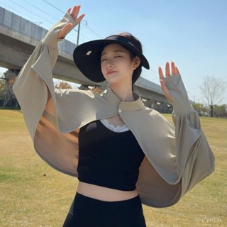 【喜柿大賣場】防曬披肩女夏季騎車開車防紫外綫罩衫鬥篷透氣寬鬆長袖冰絲薄外套