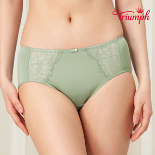 黛安芬-Natural Elegance Sleek 舒柔優雅系列 中腰平口內褲 M-EL 森林綠｜87-2338 HM