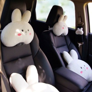汽車頭枕🎀 可愛汽車頭枕靠枕卡通護頸枕一對車用頭枕抱枕車座椅腰靠墊女通用
