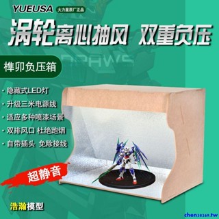 上新#大力星模型負壓箱噴塗噴漆排氣強力抽風機噴漆工作臺大風力拼裝