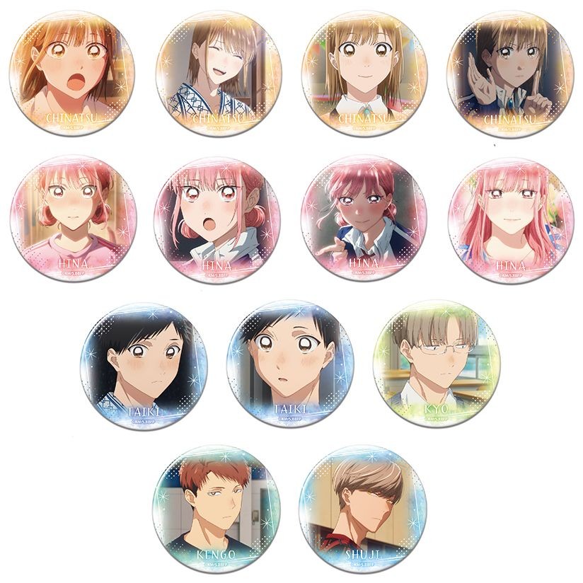 🌈桃園 鹿野千夏 吧唧 青春之箱 週邊 青春之箱 徽章 青之箱週邊徽章吧唧  豬股大喜 鹿野千夏 蝶野雛 RL90