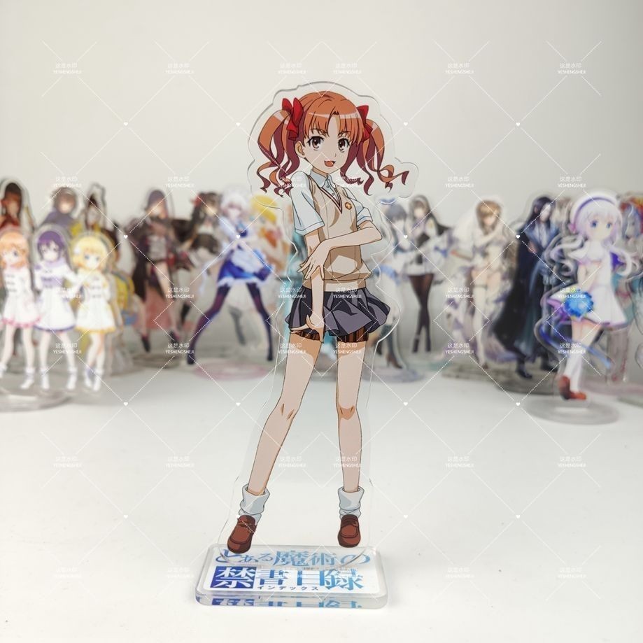 台灣出貨💖魔法禁书目录某科学的超电磁炮周边炮姐一方通行御坂美琴立牌 卡拉貓的小魚鋪