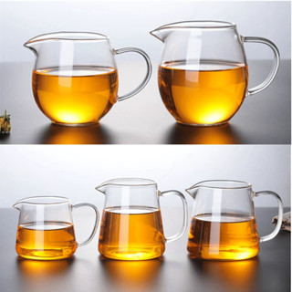 🎊限時特價🎊公道杯玻璃耐熱透明泡茶過濾功夫茶具茶海分茶器茶漏套裝公道杯 茶杯 泡茶杯