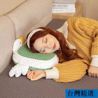 居具💯大鵝卡通抱枕貓肚皮涼席枕頭宿捨睡覺單人記憶棉護頸椎助眠兒童枕 9