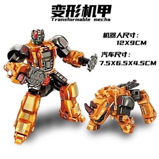 夏日季新品【5.16】✨新款變形犀牛金剛擎天大猩猩戰士機甲機器人兒童男孩玩具模型禮物