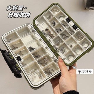 ❤Rich招財進寶首飾收納神器防氧化首飾收納盒大容量發夾項鏈耳環新款便攜式整理戒指耳釘飾品 首飾收納盒 多功能收納