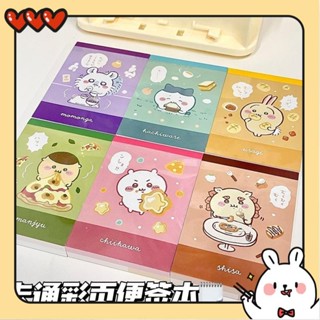 臺灣文具貼紙【30天熱銷2133件】chiikawa便籤本卡通彩頁吉伊卡哇自嘲熊小八可愛可撕tin_yi