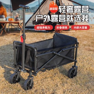 新品下殺 家用戶外露營車 野餐車 便攜摺疊野炊大容量戶外迷你推車 海尼根手拉車 相似款