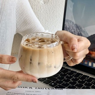 心頭好ins風玻璃杯咖啡杯獨特家用喝水杯子冷飲杯牛奶早餐杯高階感專用