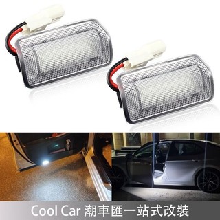 適用於豐田迎賓燈 Altis Camry Previa Alphard Led車門燈 總成 車燈 氣氛燈