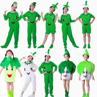✨臺灣出貨✨幼兒童大白菜青菜西蘭花蔬菜演出 服裝菠菜芹菜捲心菜紫甘藍錶演服 IG3X