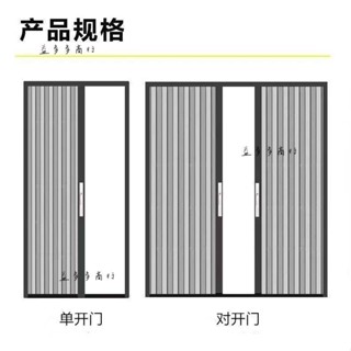 【客製|送貨到府】新款金剛網推拉折疊紗門防盜通風透氣防蚊蟲防貓鼠鋁合金隱形紗門