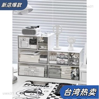 ⭐新店開張⭐桌面收納盒 抽屜式 收納盒 壓克力收納盒 ins風收納 文具收納 整理盒 桌上收納 書桌置物架 辦公收6