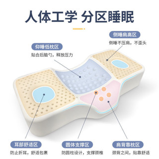 枕頭 石墨烯乳膠枕 泰國乳膠 枕芯 乳膠枕 枕頭 石墨烯 老客戶專享成人枕睡眠護頸椎修復睡覺專用枕助睡眠乳膠枕頭頸椎病