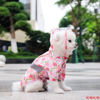 清倉底價出🌟寵物雨衣🌟小狗狗雨衣泰迪比熊博美雪納瑞小型幼犬雨披全包防水雨天寵物衣服