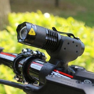 【HAO鑽】7w 3000LM 3 模式自行車燈 Q5 Led 自行車前燈手電筒防水變焦手電筒帶支架