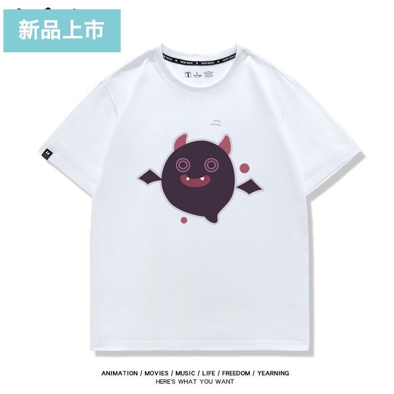 中部發貨熱銷新款 偶像大師閃耀色彩痛衣服大崎甜花惡魔太郎短袖T恤男女青少年衣服 動漫短袖T恤 男款潮牌短袖短T 日系穿搭