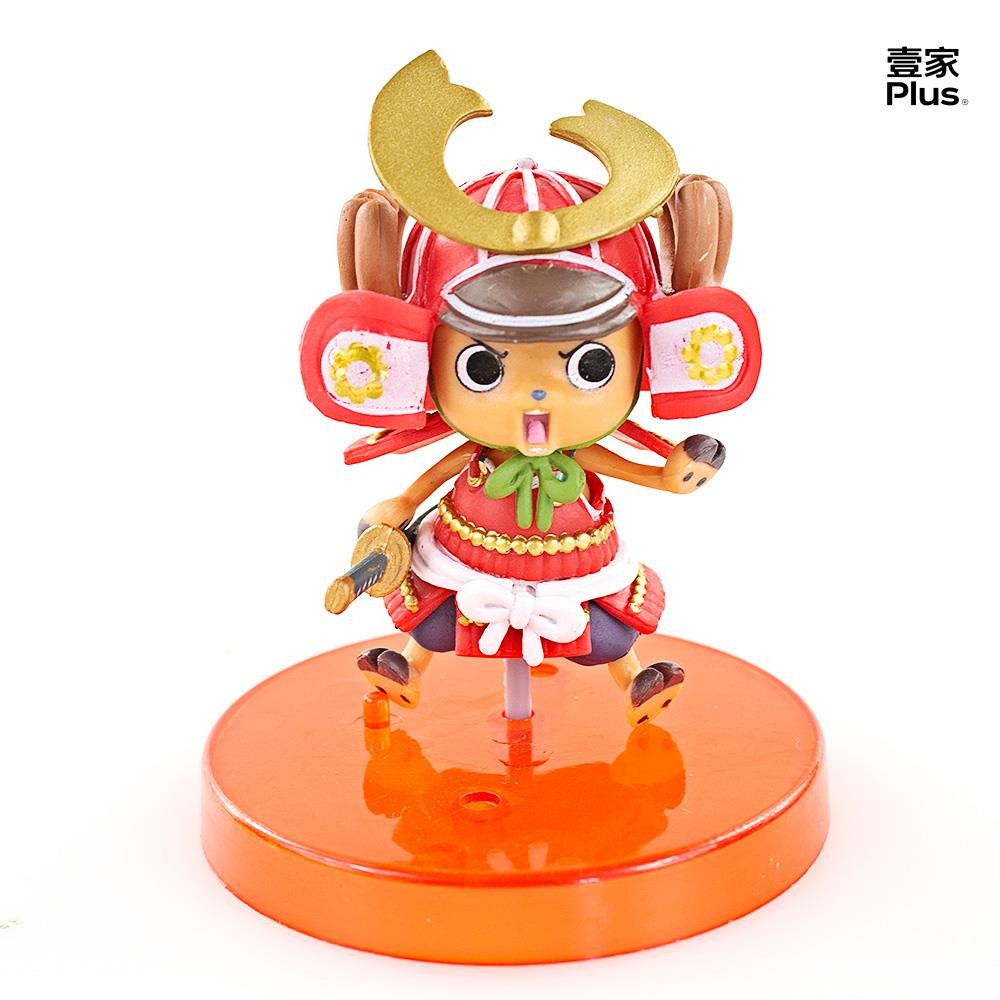 【台灣發貨】9cm 托尼托尼喬巴 角色扮演 武士 Q版公仔人偶模型玩具手辦擺件娃娃禮物 r6g301051