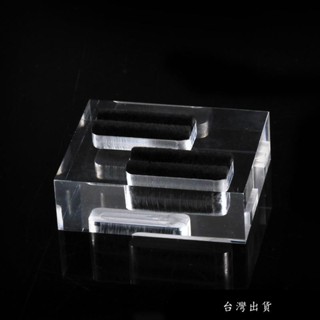 【免運】蝸牛首飾新款4*4亞克力戒指展示託珠寶戒指道具首飾玉器翡翠銀飾水晶戒指座148包裝