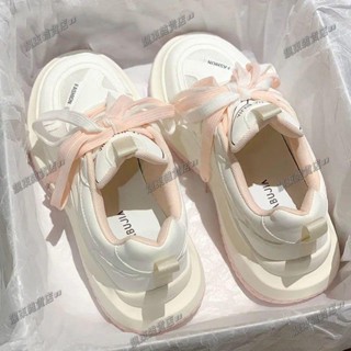 【限時殺價】真軟皮運動鞋女輕便透氣網面厚底休閒鞋子女