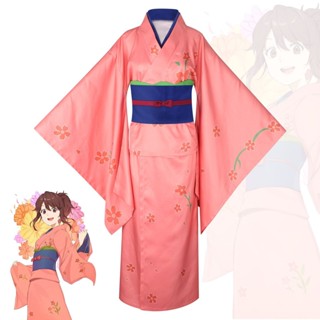 【臺灣出貨】 銀魂cos服 誌村妙cos服裝 套裝 日式和風全套 二次元 少女和服 角色扮演 cosplay