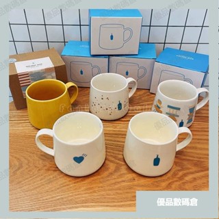 🍿優品熱賣🍿【熱賣】日系 bluebottle 藍瓶子 愛心聯名 小藍瓶 清澄限定 陶瓷杯 馬剋杯 咖啡杯 ins