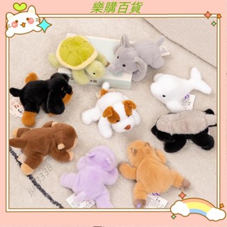 🔥臺灣出貨+發票✨可愛卡通河馬熊貓樹懶海龜填充動物毛絨玩具公仔桌面裝飾兒童生日禮物kun
