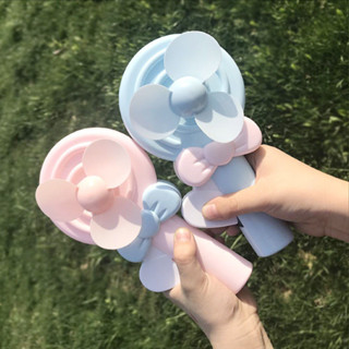 手持小風扇迷你卡通棒棒糖手壓兒童小風扇手持壓力童趣風扇大風力