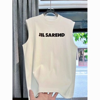 夏日上新⚡【店鋪熱銷】純棉潮流美式字母印花無袖背心上衣時尚夏季寬鬆潮牌運動坎肩T恤 LJW 610