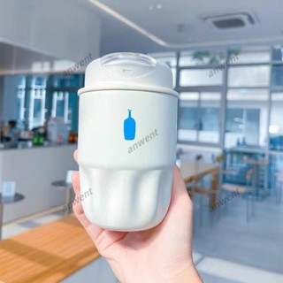 藍瓶子 不銹鋼保溫杯 隨行杯 密封咖啡杯 保溫杯 冷水杯 隨手水杯 車載杯 隨身杯 大容量水杯 特惠
