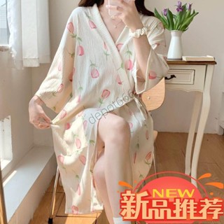 店長推薦🔥「四季通用」睡袍 浴袍 和服睡衣 短袖薄款 寬鬆家居服 日式和服 睡袍睡衣