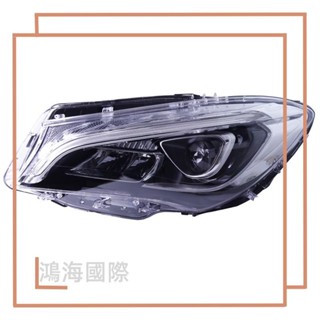 先用後付" 14-19款奔馳CLA大燈總成改裝高配LED日行燈轉向燈新款大燈