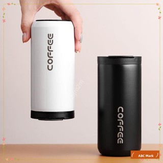 熱賣推薦 風不鏽鋼咖啡杯 簡約時尚保溫杯 啡杯防漏保溫牛奶杯旅行杯yytu