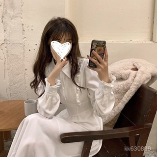 QB 免運 文藝復古風 氣質感 洋裝 假日穿搭 法式高階感禦姐連衣裙兩件套早秋女裝設計感別緻港味馬甲套裝裙子