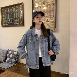 💛限時下殺💛牛仔外套女春秋新款韓版寬鬆小個子複古港味炸街休閒長袖夾剋上衣