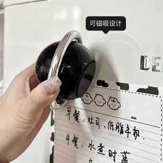 計時器 可愛造型計時器 廚房定時器磁吸機械鬧鐘提醒器做飯專用倒計時秒錶烘焙廚房計時器 家用學生辦公必備