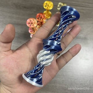 【高品質絲綢材質】3D列印新品推推樂旋轉穿越立體可彈射解壓玩具新奇辦公桌麵擺地攤 HU6H