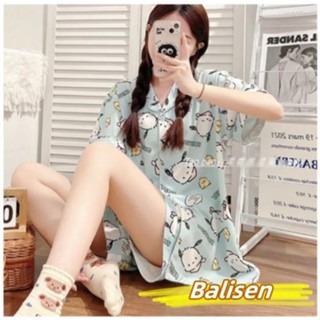 Balisen✨新品韓國ins帕恰狗睡衣女夏新款短袖卡 通甜美學生可愛家居服套裝
