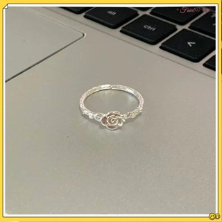 粉絲福利🎀韓國戒指 ins戒指 永恆的愛戒指女玫瑰花指環開口可調節小眾設計不掉色胖手簡約 閨蜜戒指 禮物首選