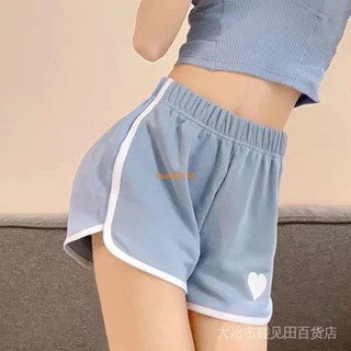 桃園出貨🌟運動短褲女 夏季韓版薄款寬鬆休閒居家睡褲 寬褲 ins潮流 瑜伽褲 寬褲 熱褲